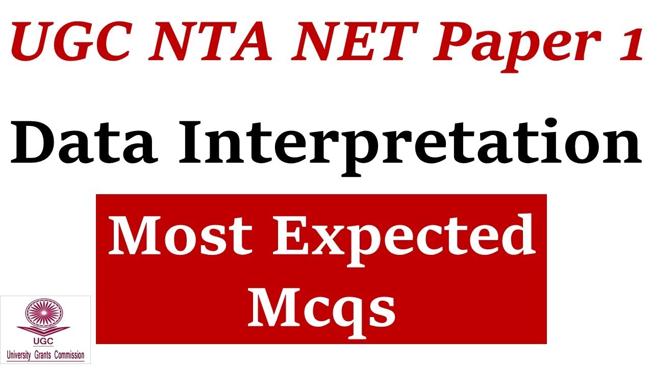 Data Interpretation | Most Expected mcqs | Paper 1 | NTA UGC NET 2022