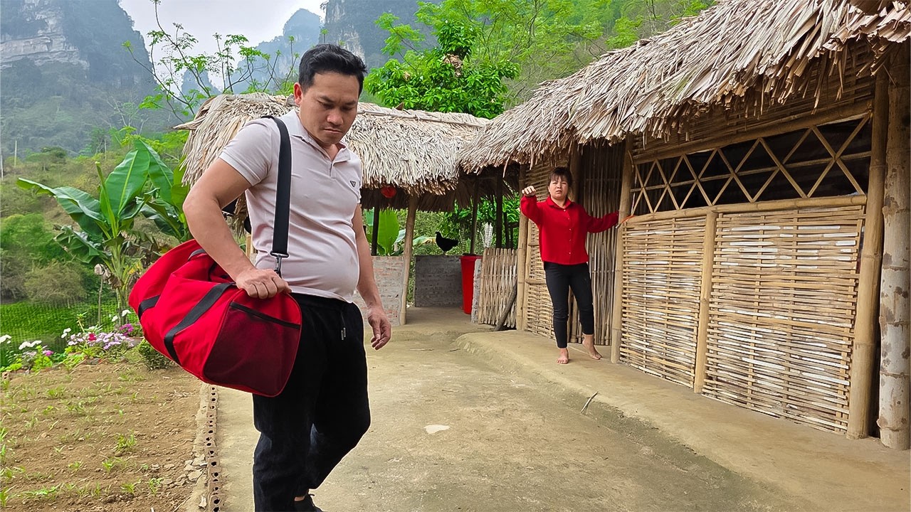 Goodbye, my love: Nga continues to live alone in the mountains, struggling to make a living