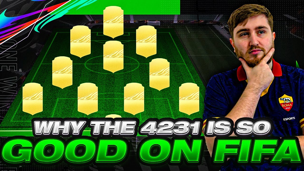 WHY THE 4231 IS SO GOOD IN FIFA 21? PRO 4231 CUSTOM TACTICS + INSTRUCTIONS