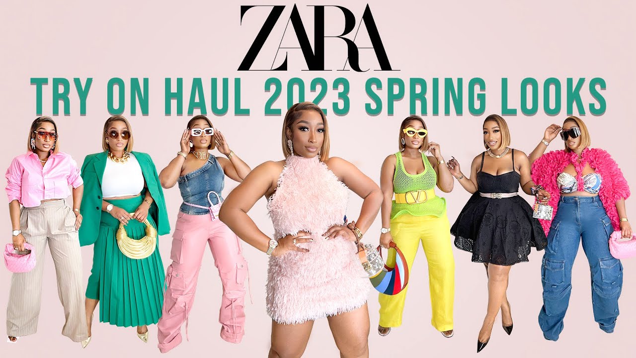 NEW IN MUST HAVE ZARA TRY-ON HAUL 2023 SPRING LOOKS