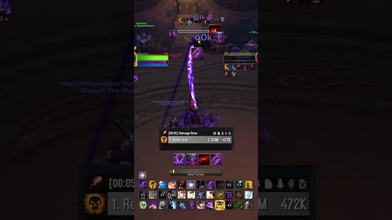 Shadow Priest 500k DPS Burst #shadowpriest #dragonflight #arena #worldofwarcraft #pvp #guide