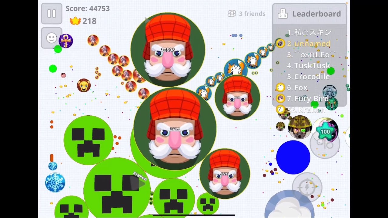 [Agar.io Mobile] Поддерживаю 20 неактивных пользователей, включая того, кто отключил основной сер...