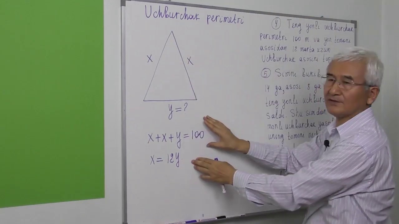 8.1.  Uchburchak perimetri a 1- 4