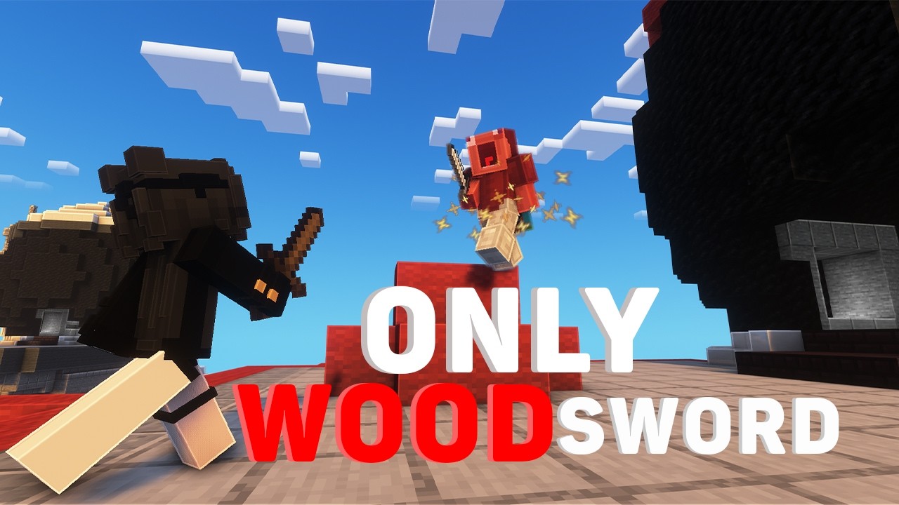 BedWars: Only Wood Sword