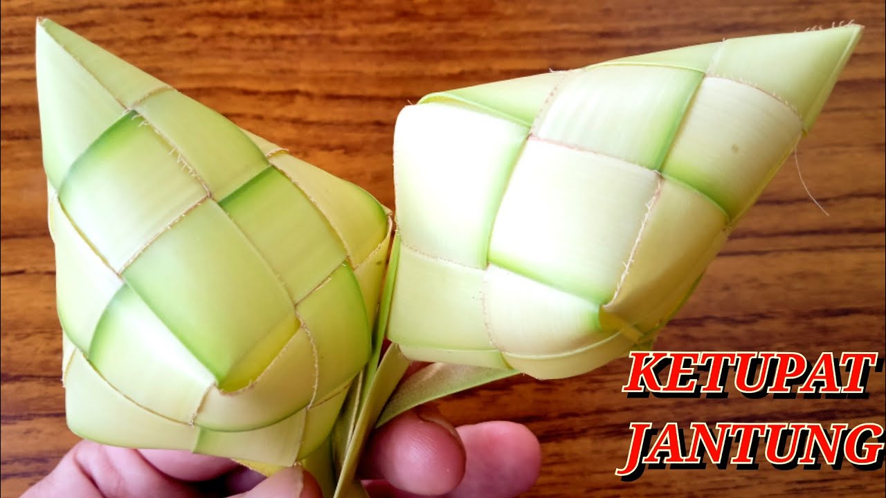 Cara Membuat Ketupat Jantung/Leaf Craft
