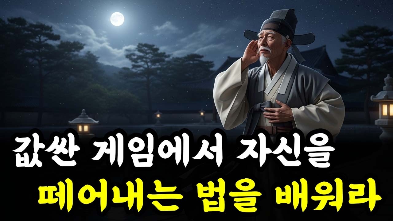 값싼 게임에서 자신을 떼어내는 법을 배워라 | 인생 철학 | 고인의 가르침