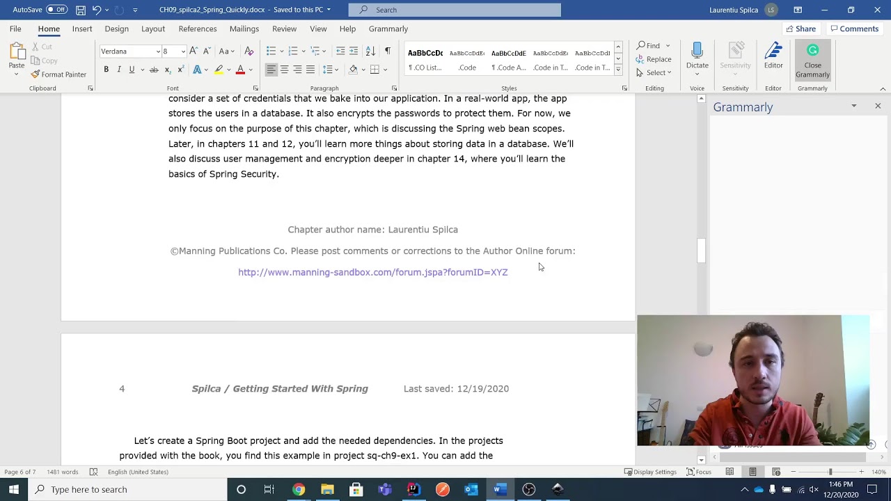 Writing a technical book