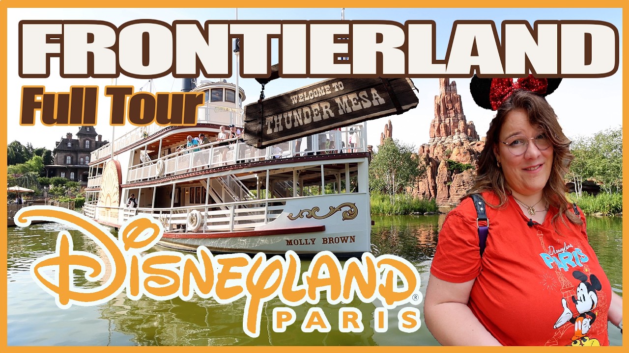 Frontierland Full Tour DISNEYLAND PARIS | No more cowboy secrets for you!