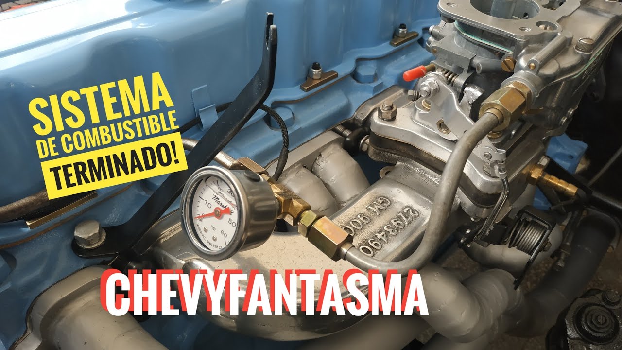 Instalación bomba de combustible eléctrica Chevy serie dos - Chevy Nova