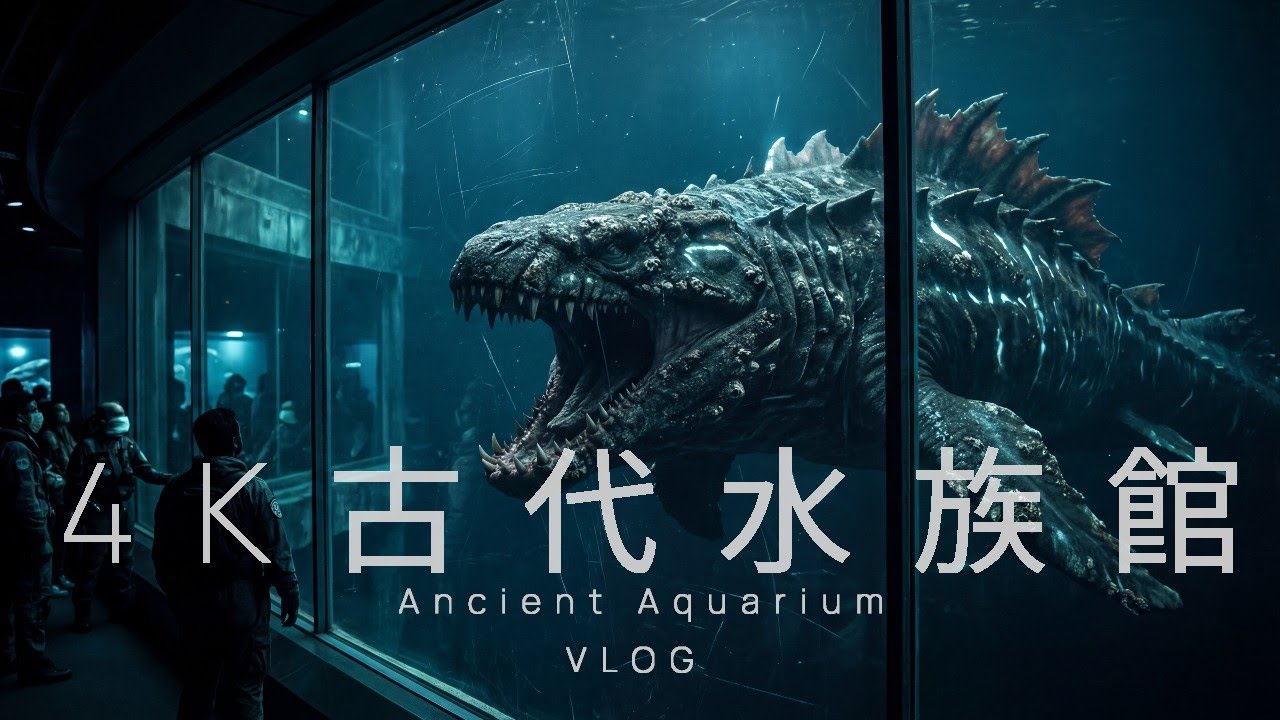 4K VLOG 古代生物水族館｜AIが甦らせる太古の海の記憶Ancient Creature Aquarium – Reawakening of a Prehistoric Ocean 4K VLOG