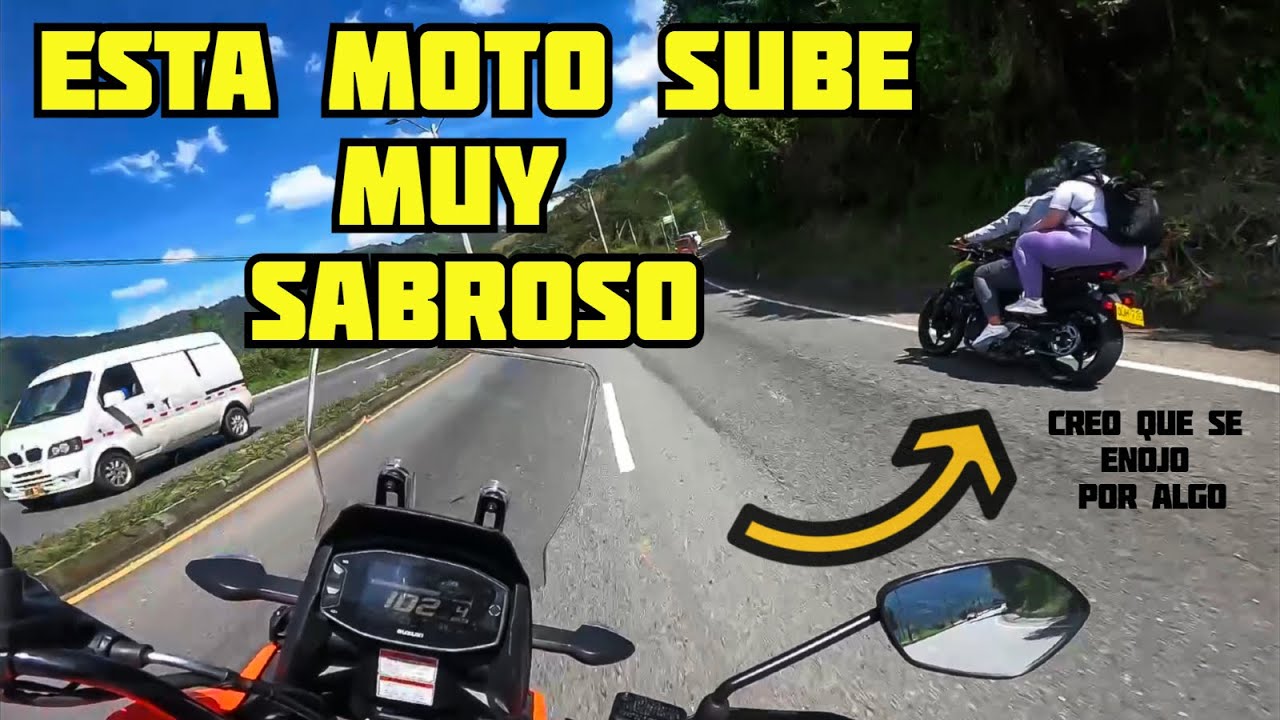 💥 SUBIENDO a toda MAQUINA EN LA V-STROM 250 SX ▶️ ANDA muy SABROSO🔥