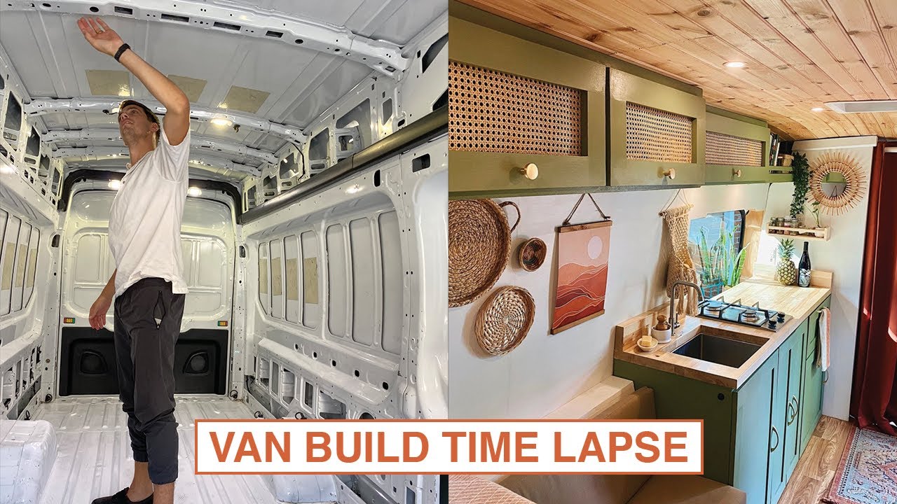 FULL TIME LAPSE | Camper Van Conversion | DIY Van Build | Ford Transit | Vanheer Adventures