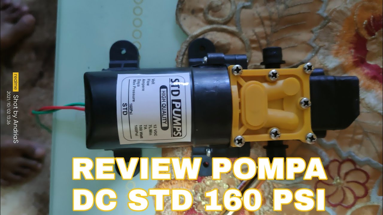 REVIEW POMPA DC MERK STD 160 PSI
