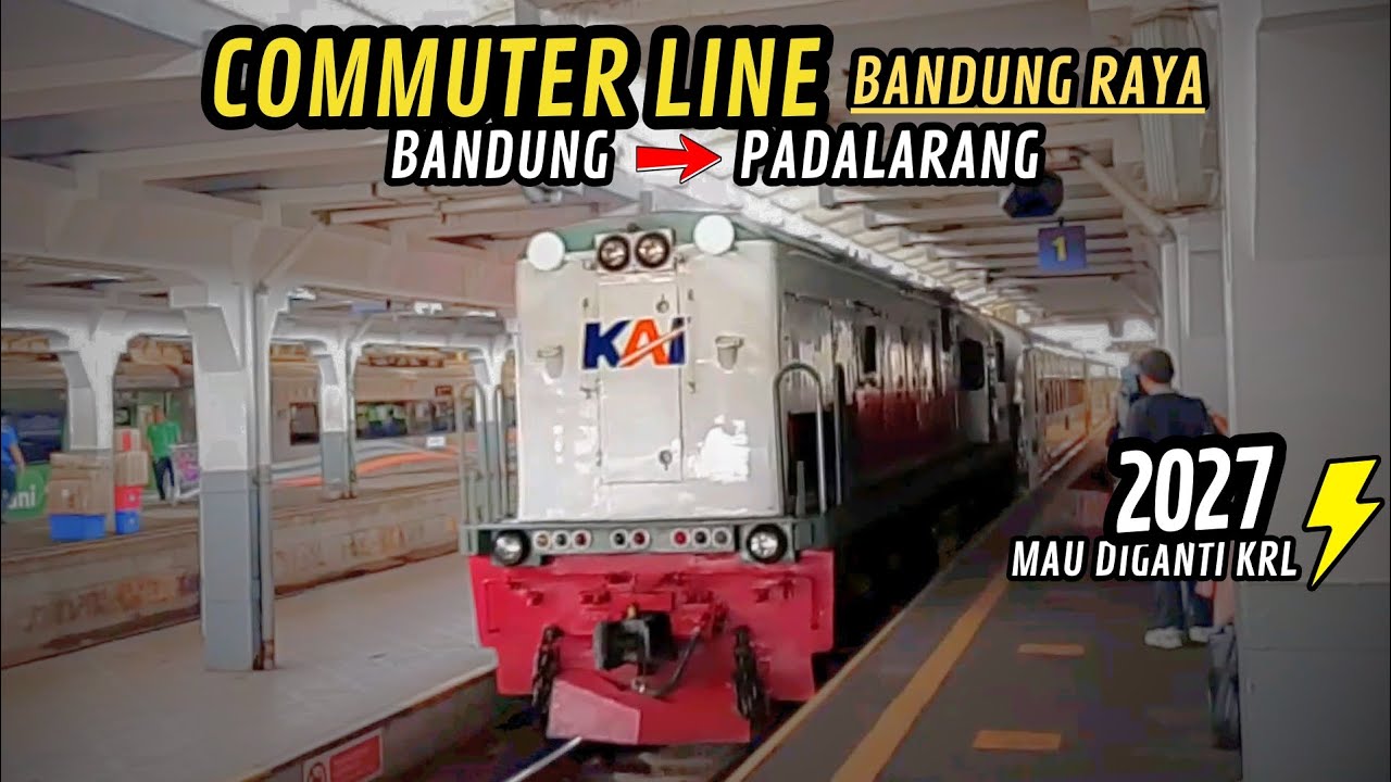 TARIF CUMA 5.000 BISA NAIK KERETA INI, WORTH IT‼️Commuter Line Bandung Raya 