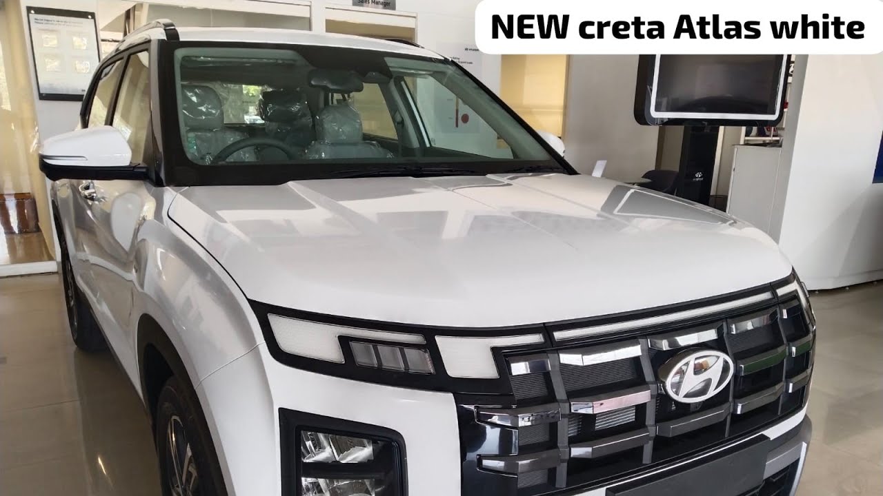 Hyundai new creta SX option atlas white