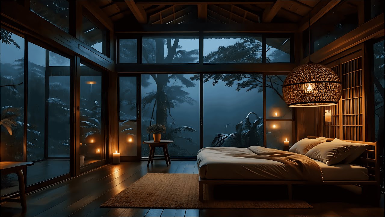 Soothing Piano with Soft Rain Sounds | Peaceful Music for Deep Sleep and Night Relaxation