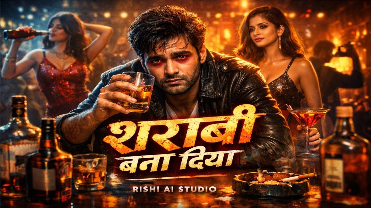 शराबी बना दिया 💔 | Rishi AI Studio | Heart Touching Hindi Sad Song 2026