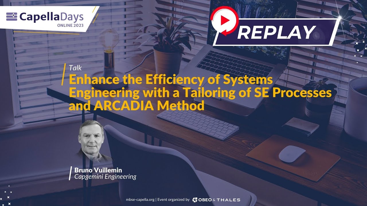 Enhance the Efficiency of Systems Engineering | Capgemini Engineering | Capella Days 2023