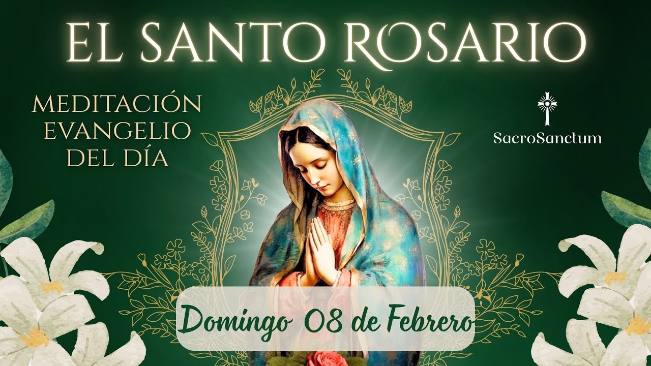 🌹Santo Rosario Bíblico | 08 de Febrero de 2026 | Sal de la tierra y Luz del Mundo - Lectio Divina