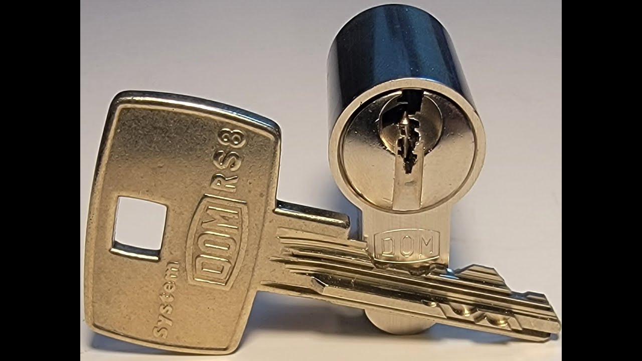 [L186] Dom RS8 Euro Cylinder Lock - pick and gut
