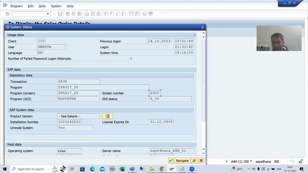 68 - ABAP OOPS - ALV by CL_GUI_ALV_GRID - Event Based Functionality - Double Click Part7