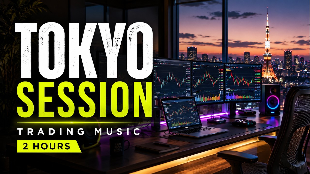 Tokyo Session Trading Music &mdash; Calm Morning Market Focus (2 Hours)