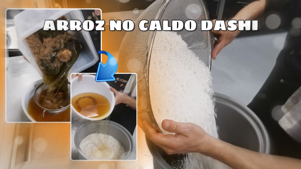 COMO COZINHAR ARROZ COM CALDO DASHI | CHEF CARLOS QUEIROZ
