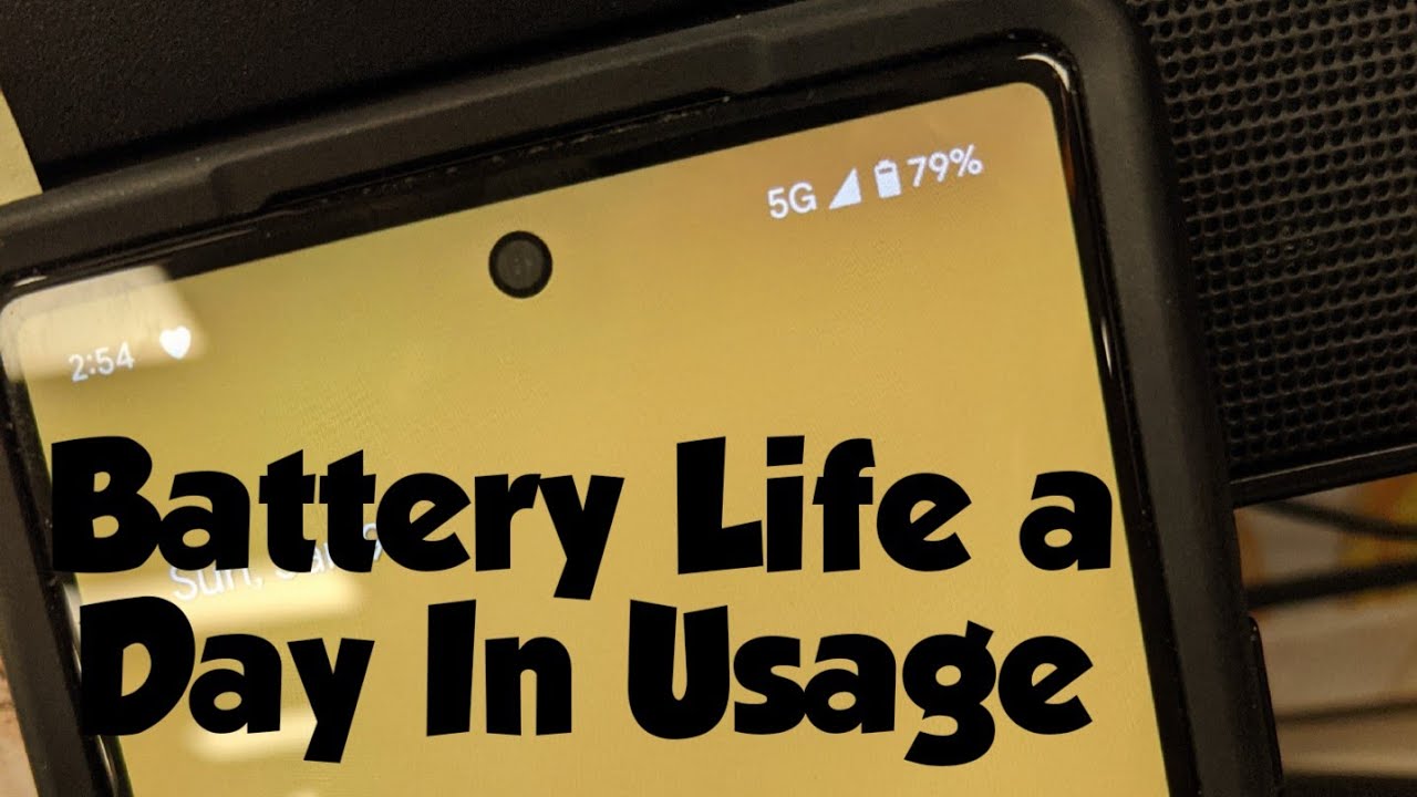 Pixel 6 Battery Life in a Day ( Based On My Usage )