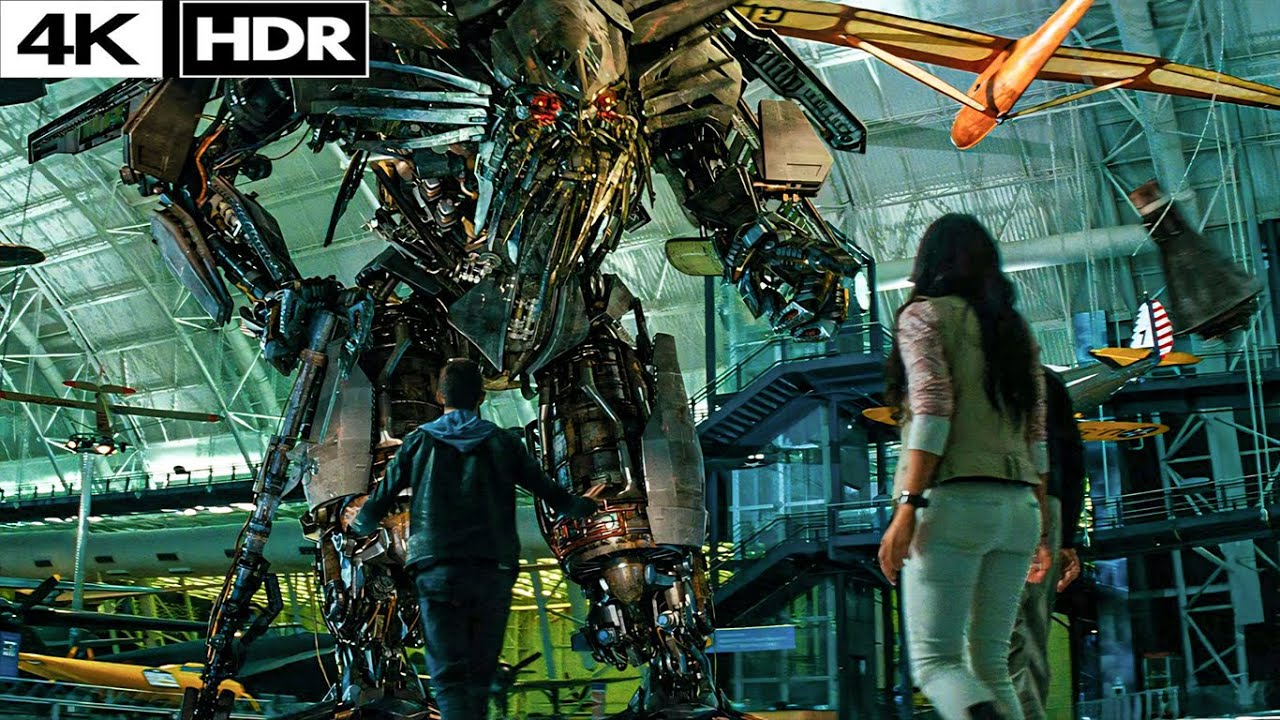 Transformers 2 : Revenge Of The Fallen - Jetfire Wakes Up Scene 4k HDR