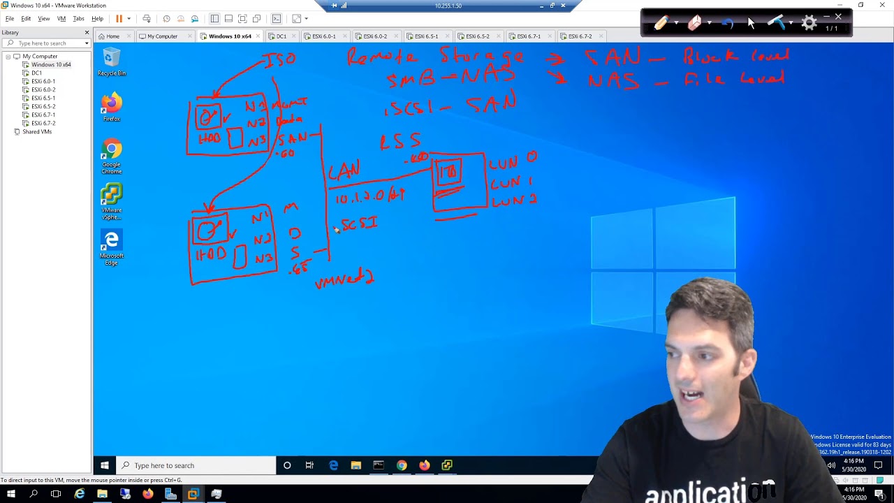 VMware - The Basics 009 - VMware iSCSI Shared Storage