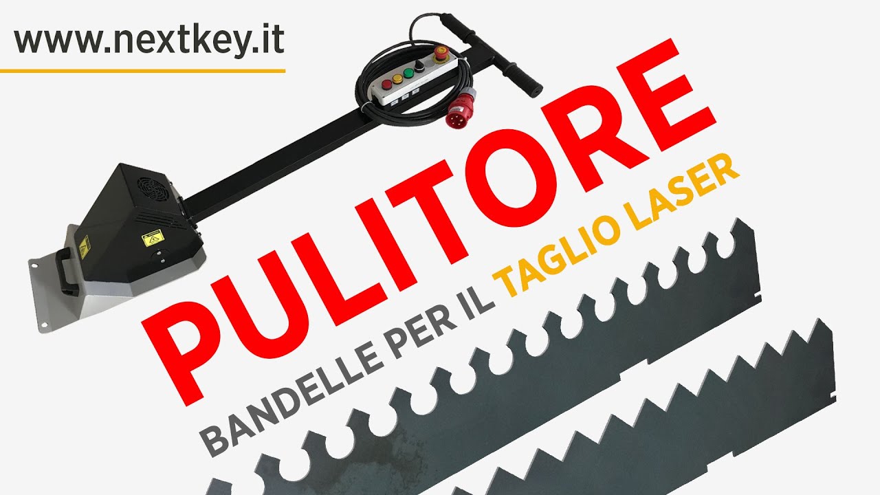 Pulizia bandelle taglio laser