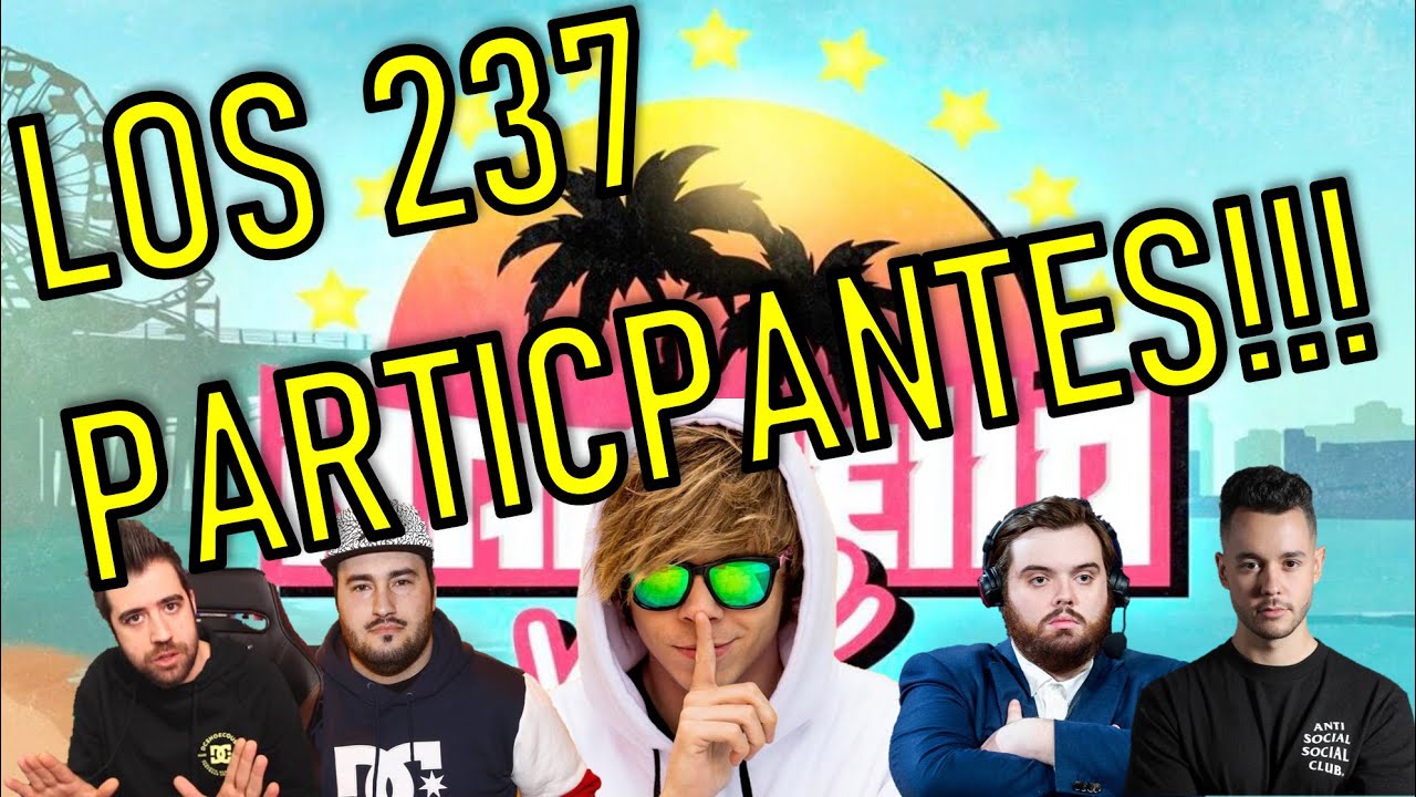 TODOS LOS 237 INTEGRANTES DE MARBELLA VICE | RANKING DE PARTICIPANTES | INFORMACION DE SUS CANALES
