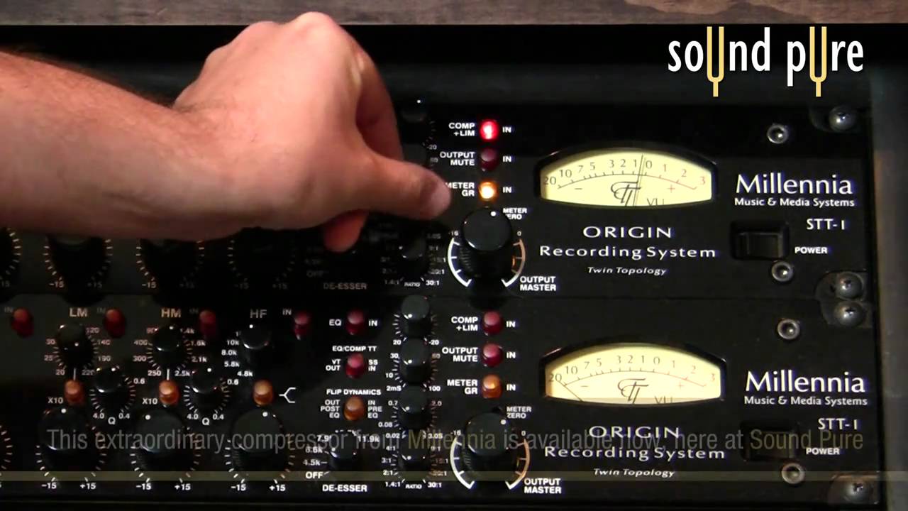 Millennia TCL-2 STT-1 Compression Demo Video