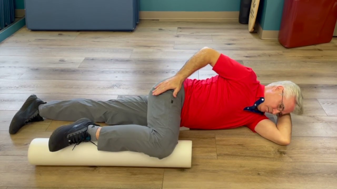Hip IR self mobilization