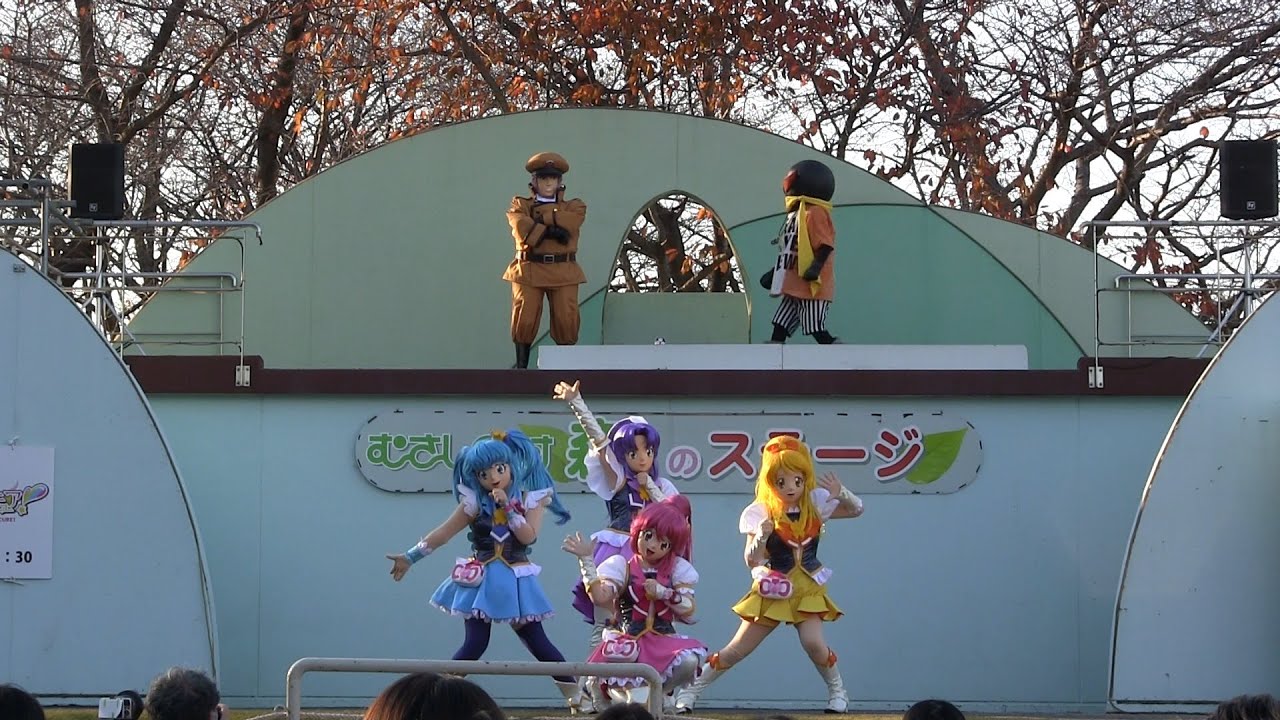 【ハピネスチャージプリキュア！ショー】ダンス大会に出るんだヨ！　むさしの村 正面