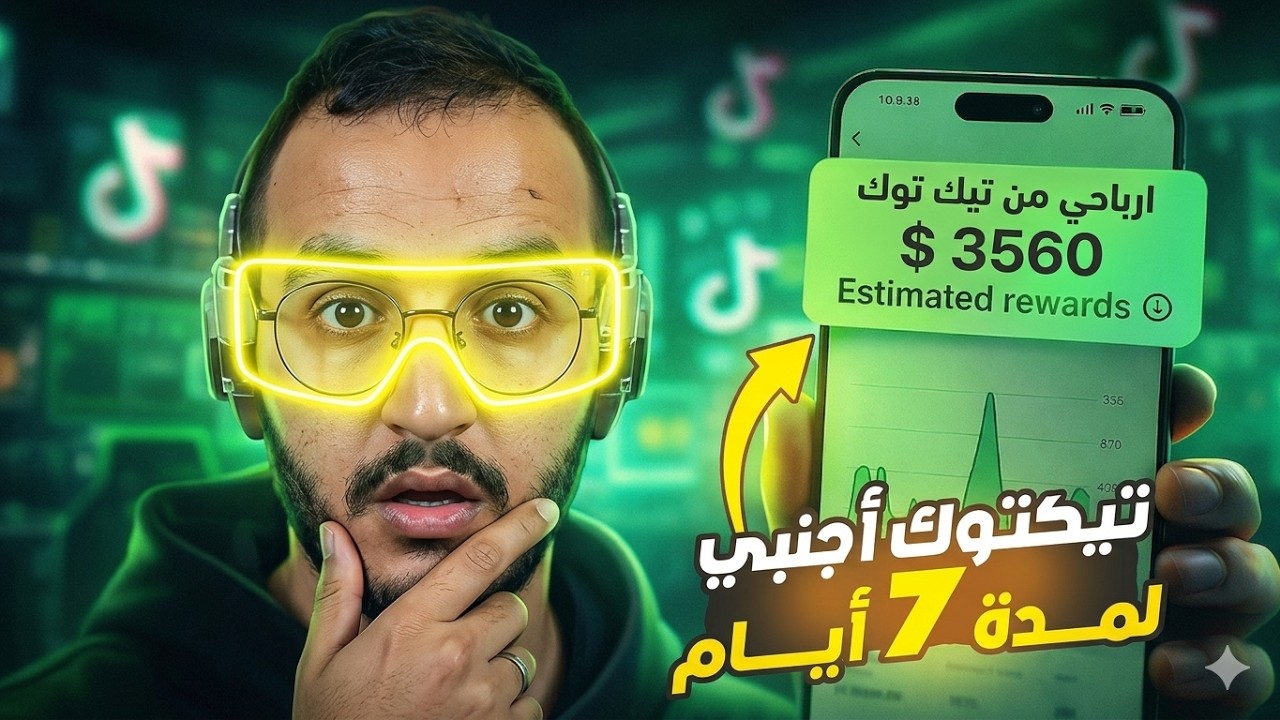 افتح حســـاب تيك توك اجنبي وستنصدم من الارباح 😱 كل 1000 مشاهدة ب 2 دولار