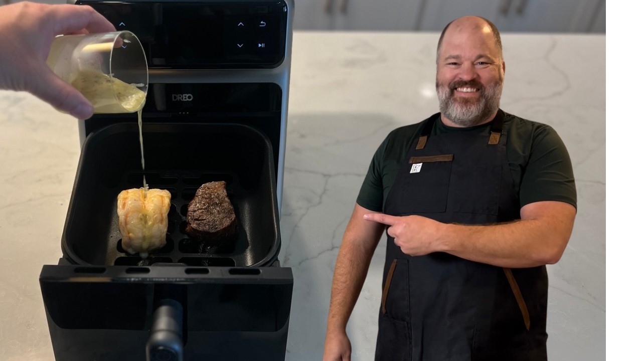 Steak And Lobster Cooked In An Airfryer | DREO Chefmaker
