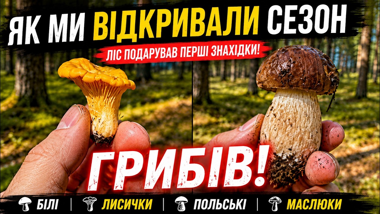 Відкриття грибного сезону 2025! 🍄 Перший лісовий улов - Mushroom Season 2025: The First Harvest