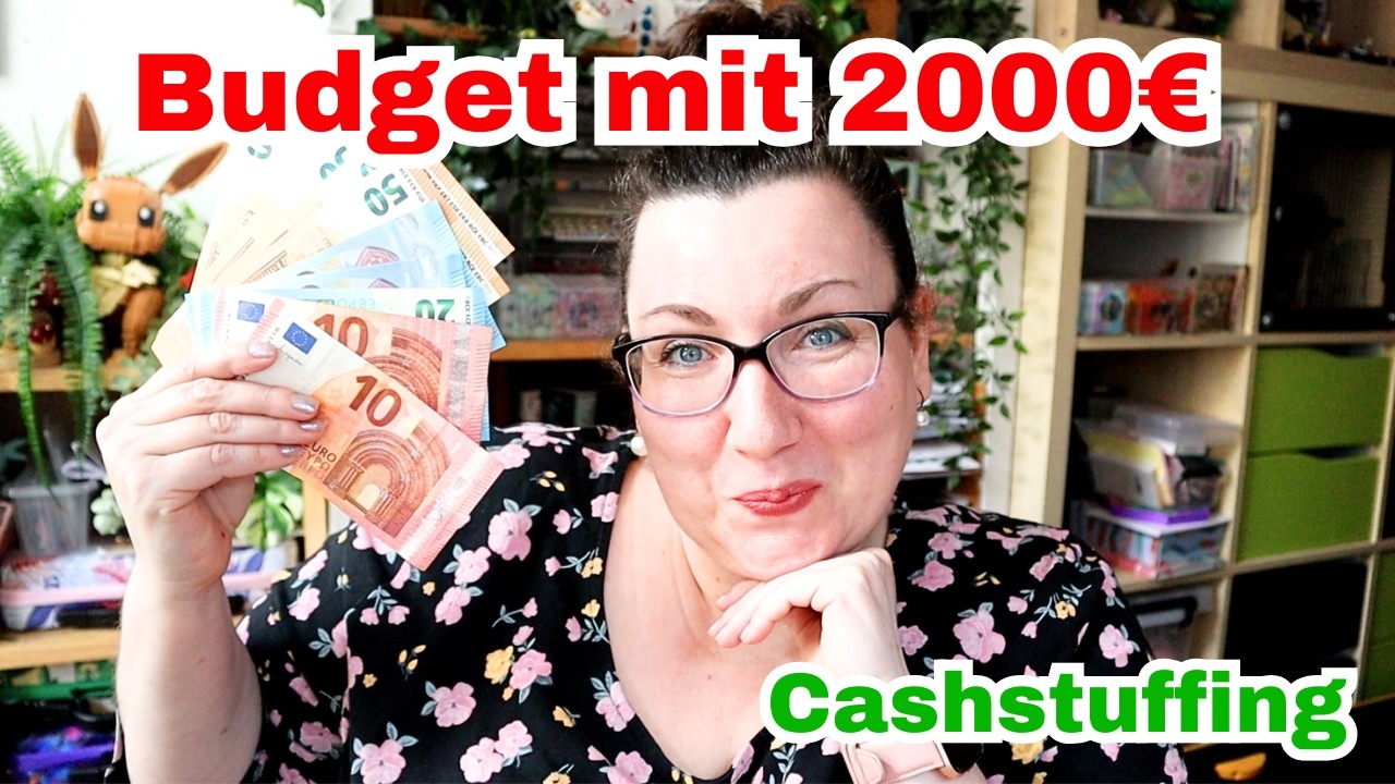 Februar Budget mit 2000€ und Cashstuffing || das Geld muss endlich in die Töpfe
