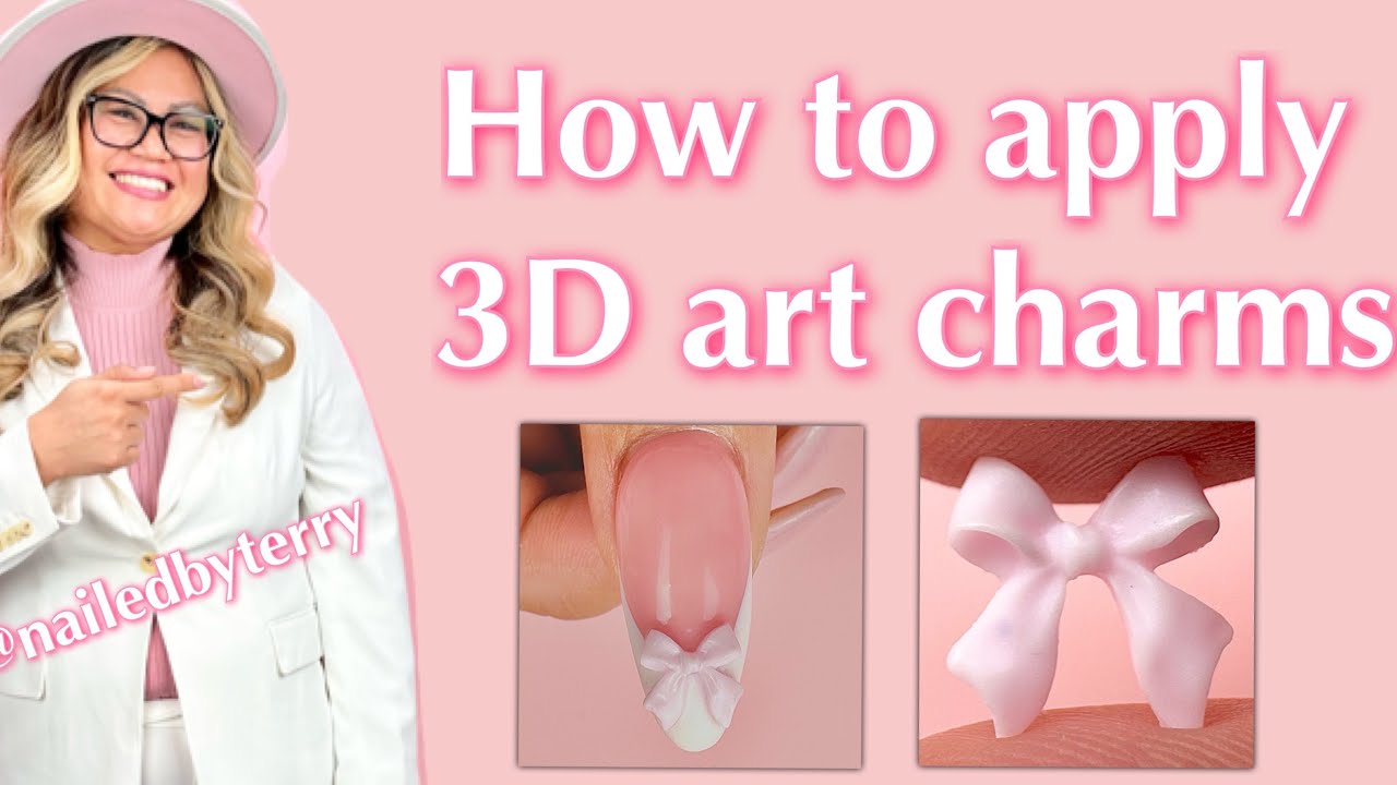 How to apply 3D Charms so they won&rsquo;t snag or fall off.  tricks and tips for nails