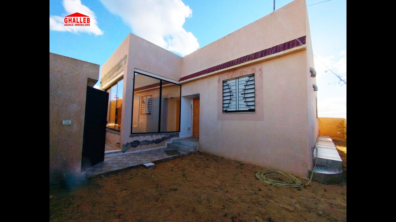 Maison neuve s+3 avec jardin compagne de Hammamet