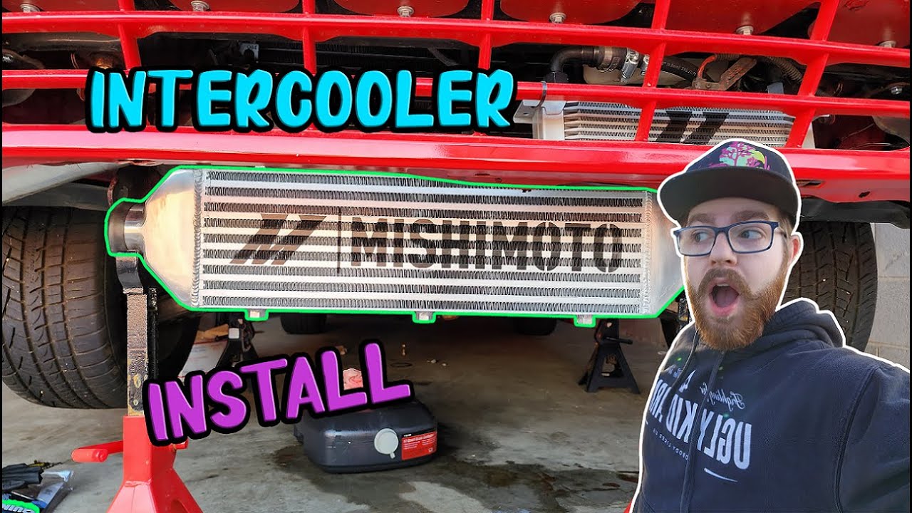 MK3 Supra Mishimoto Intercooler Install