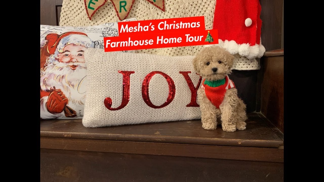 Mesha's Christmas Farmhouse Home Tour 2018