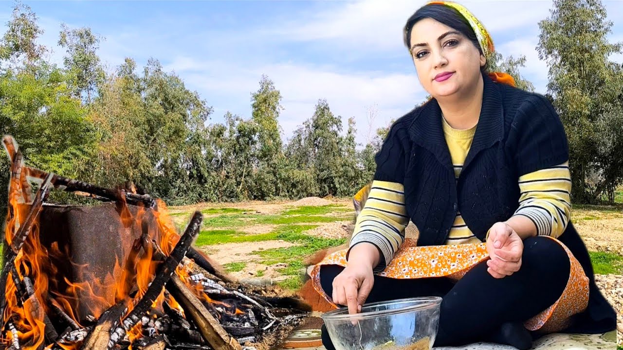 Village Life Iran / bread, cooking and family 