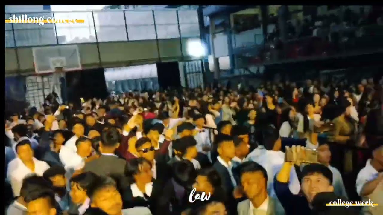 last day of college week in shillong college 🎉 2024 #shillongcollege #djmeban