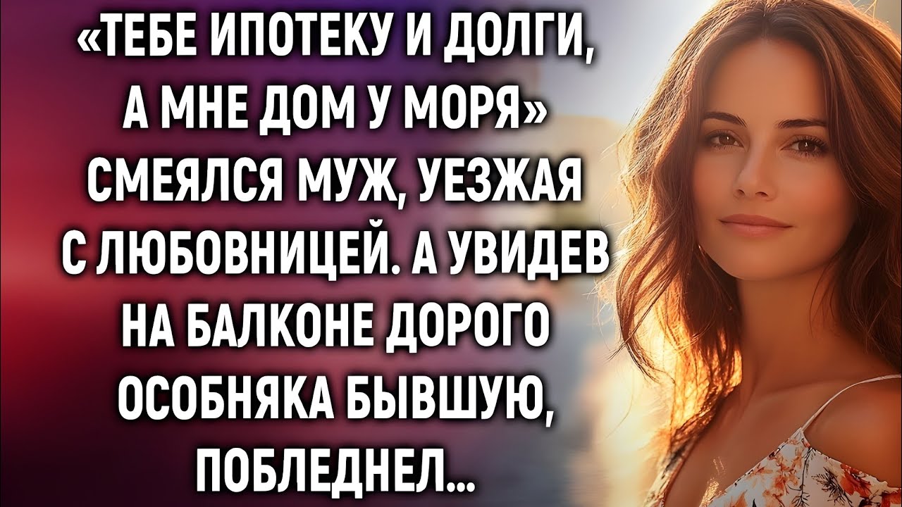 «Тебе ипотеку, а мне дом у моря», — смеялся муж. Но он не знал, ЧТО будет дальше