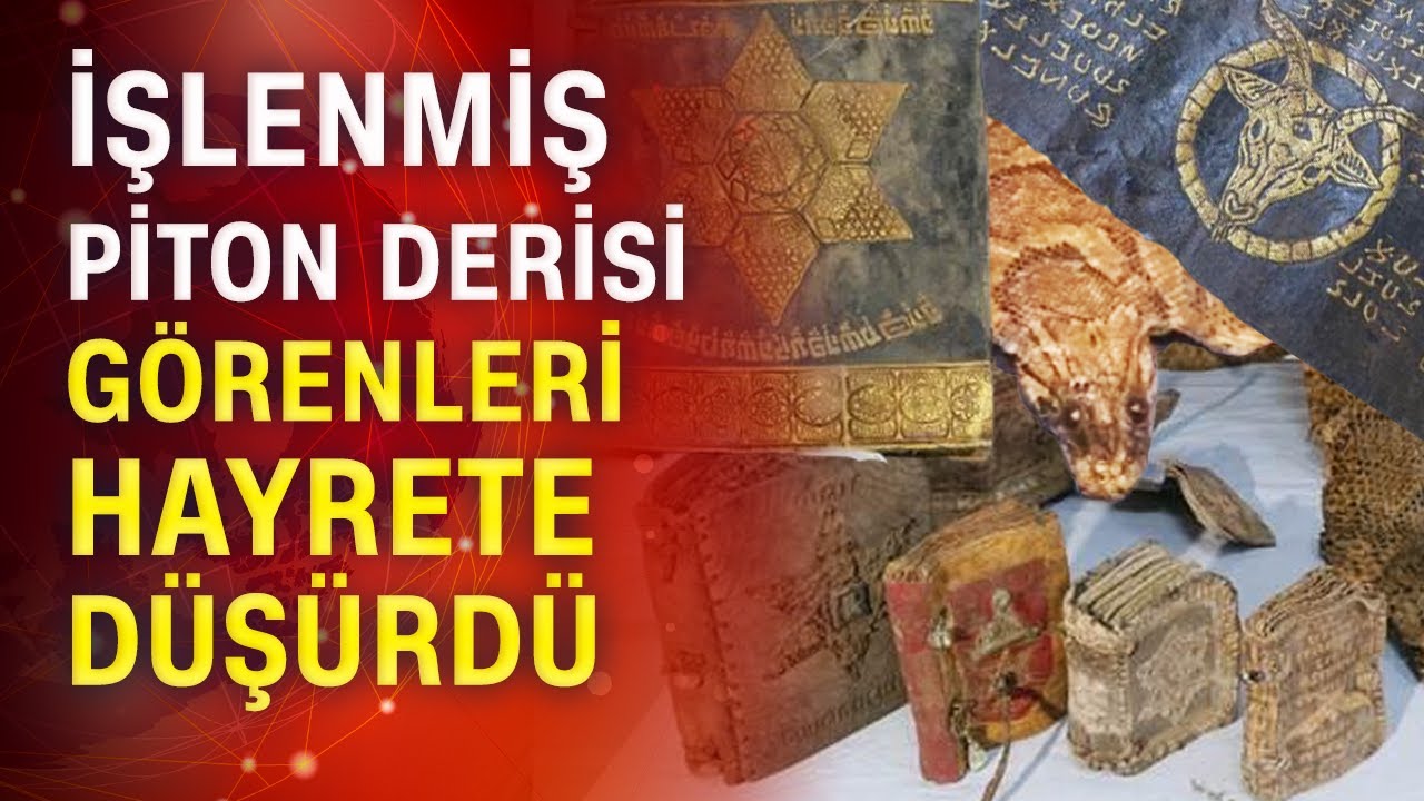 Şanlıurfa'da 4 metrelik yılan derisi ve çeşitli dini kitaplar ele geçirildi