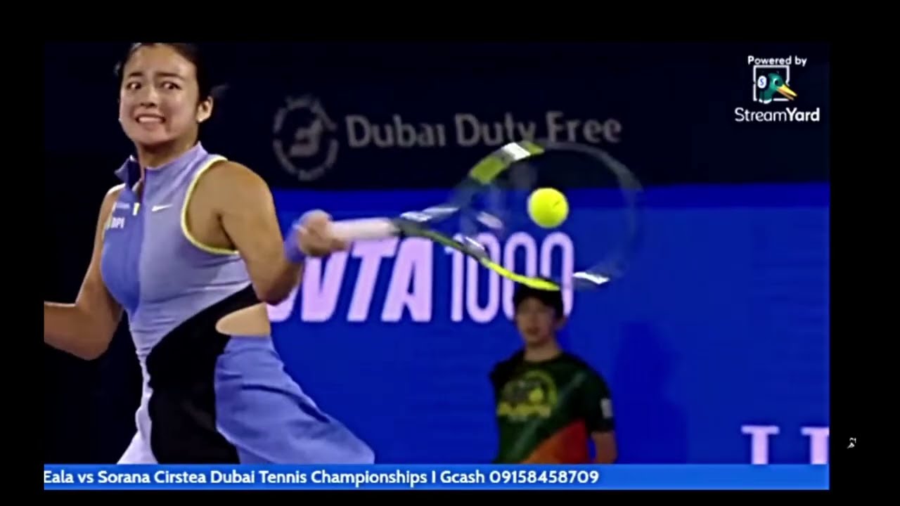 Set 1: Alex Eala vs Sorana  Cirstea Dubai Tennis Champion R16