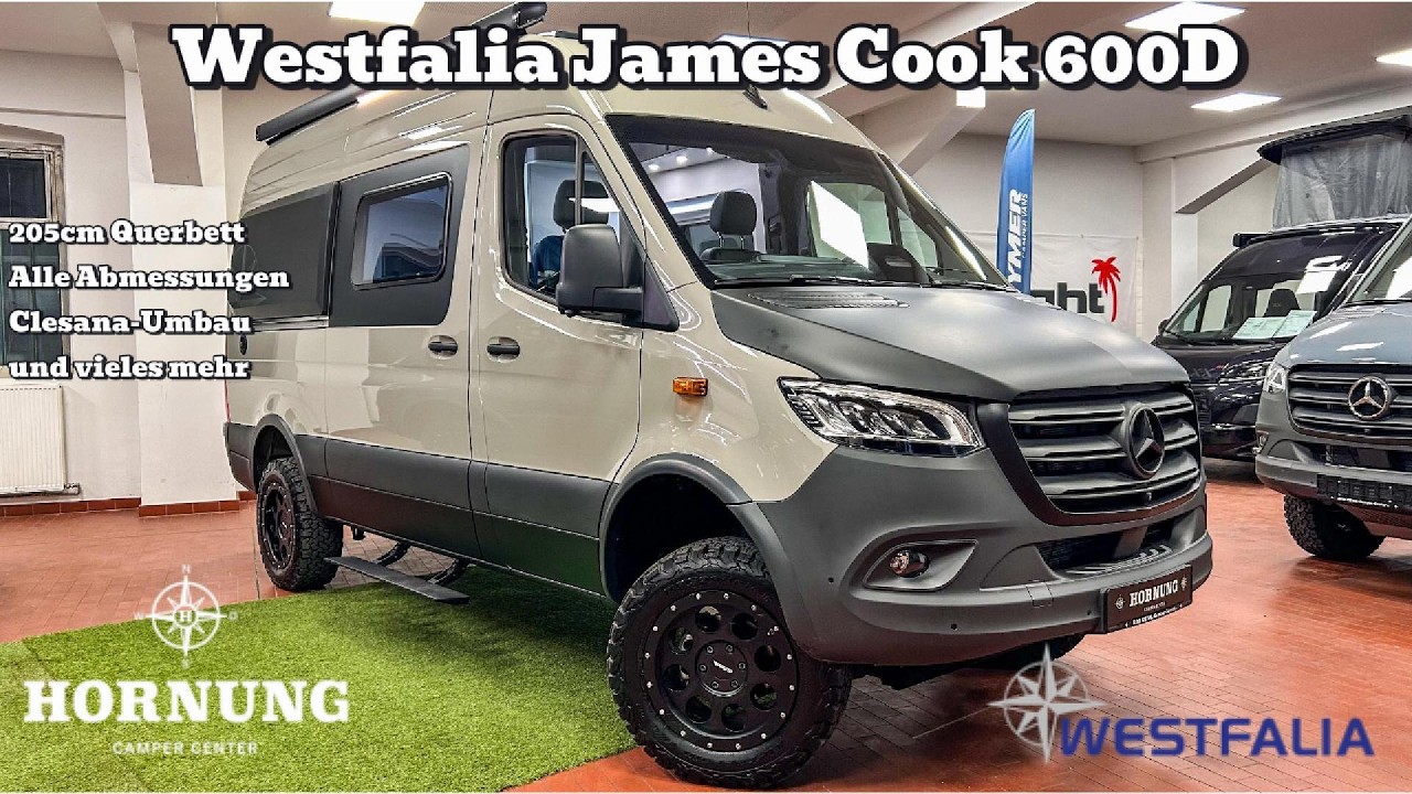 😱Westfalia James Cook 600 D 4x4 mit 205cm Querbett ‼️ ROOMTOUR DELUXE 🔥