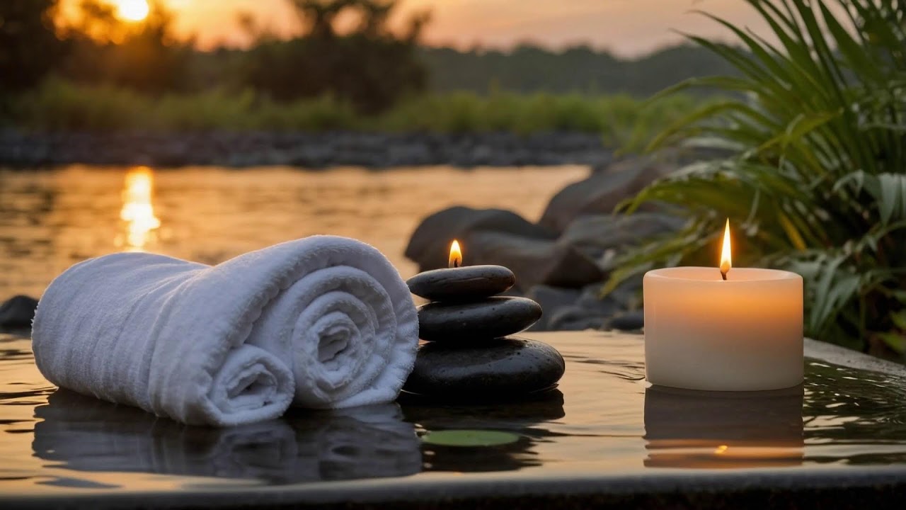 Relaxing Spa Music 💐 Stop Overthinking Tonight, Deep Stress Relief & Insomnia Healing Piano 22
